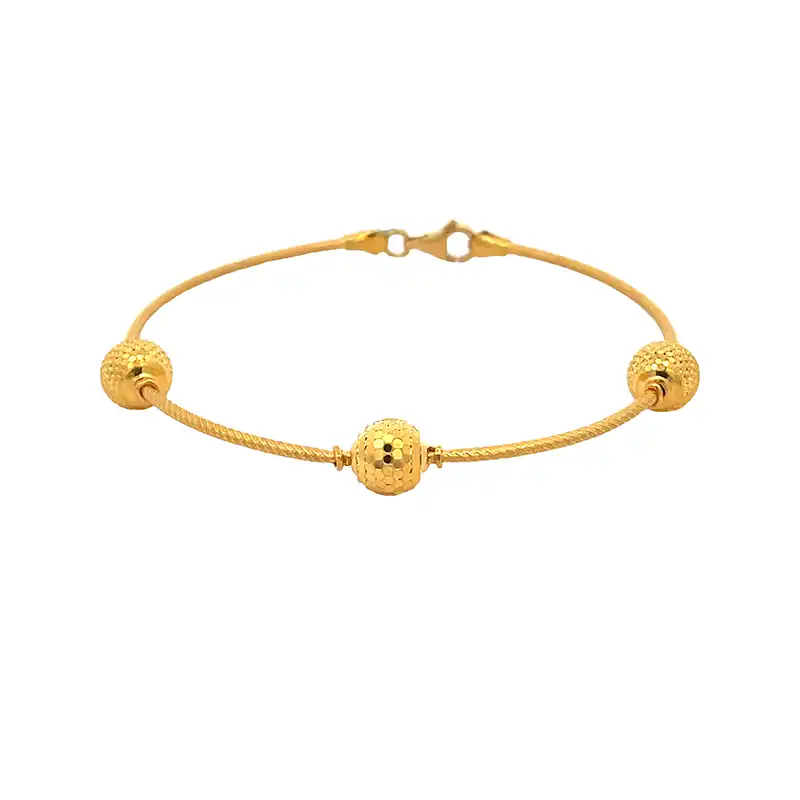 22K Gold Fashion Bangle